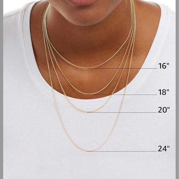 NWT Natural Amethyst Diamond Accent Necklace 18K Gold Plated Sterling Silver 18" - Picture 3 of 3